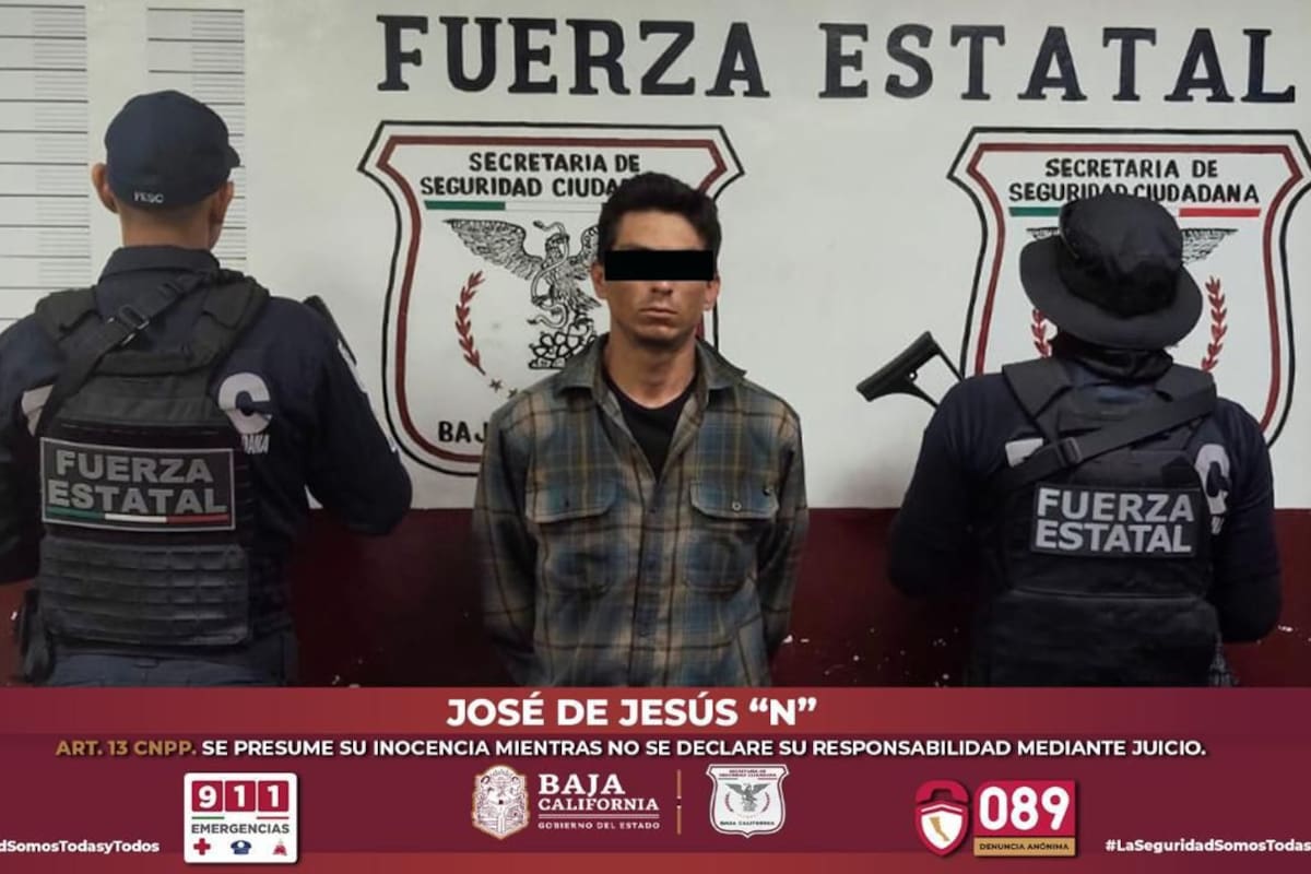 Traía fusil y 28 cartuchos útiles; lo detienen en Tecate