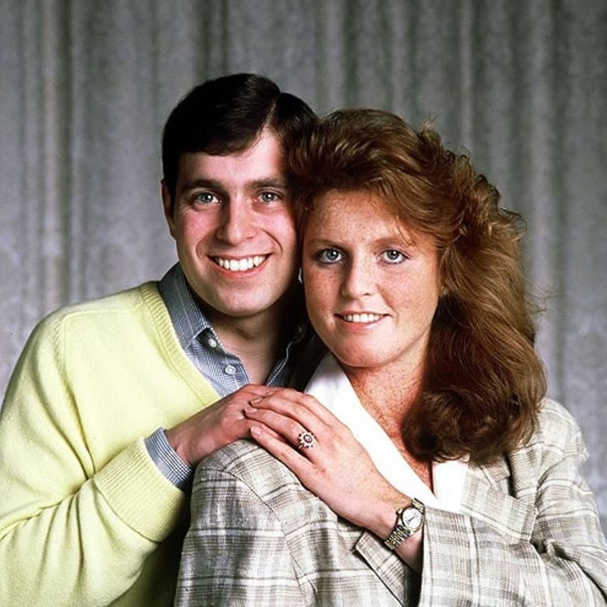 El príncipe Andrés y Sarah Ferguson formalizaron en 1986. | Banco digital GH