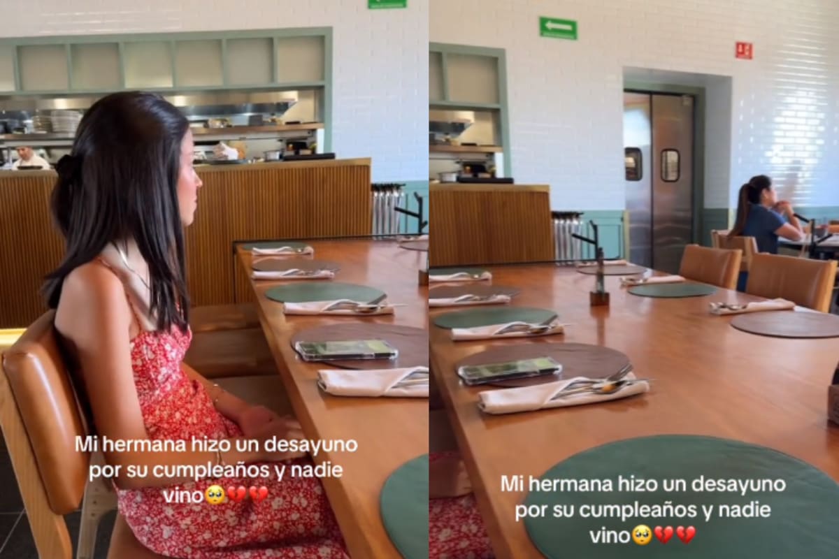 Joven reserva una mesa en un restaurante para su cumpleaños y sus amigos la dejan plantada | TikTok