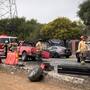 Vuelca pick-up en el Bulevar 2000 y provoca congestionamiento
