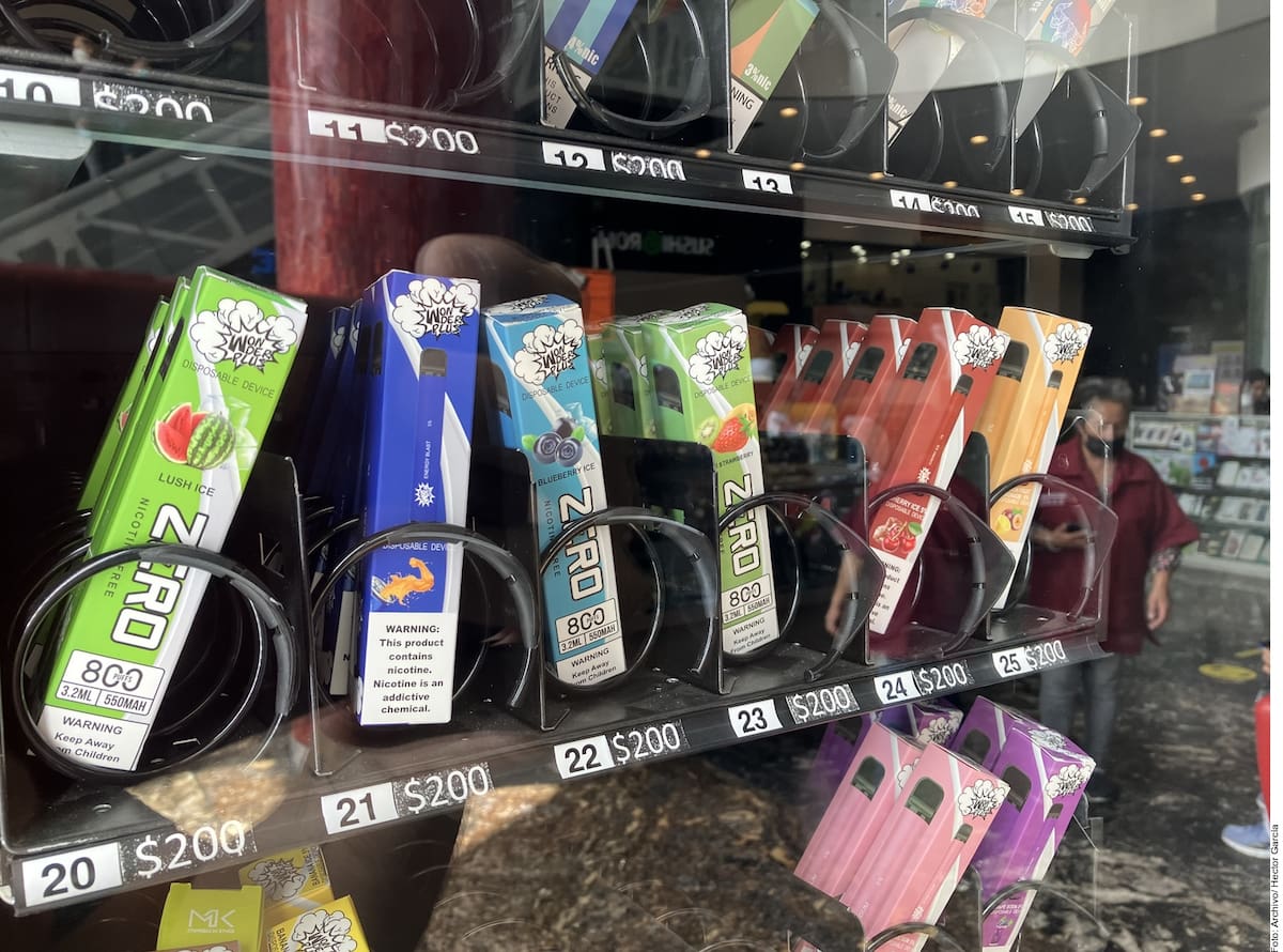 La Jurisdicción de Servicios de Salud Tijuana Advirtió sobre los riesgos del vapeador y reiteró que estos dispositivos no son una opción segura para la salud.Foto : Archivo