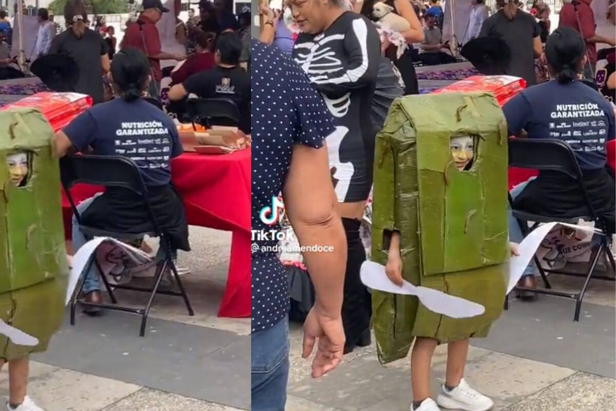 VIDEO: ¡Hay tamales! ¡Tamales Oaxaqueños! Niño se disfraza de tamalito oaxaqueño y gana concurso