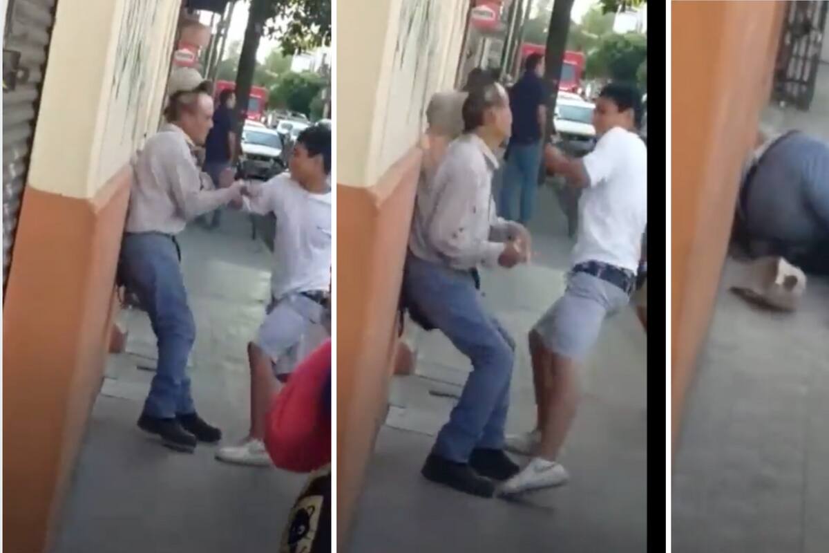 ¡Indignante! Menores golpean adulto mayor; ya capturaron a dos en Guadalajara