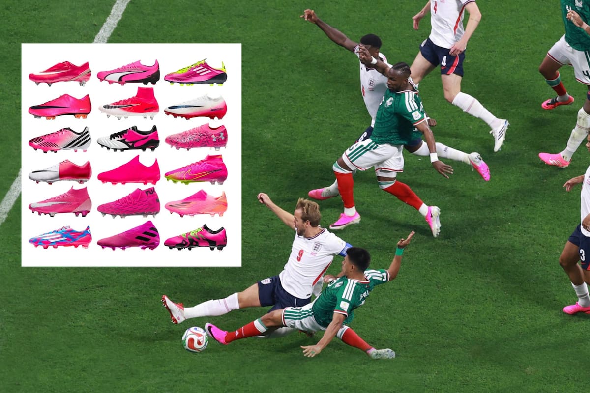 ¿Por qué la mayoría de los futbolistas usaron tacos rosas durante el Mundial 2026? La moda que domina las canchas