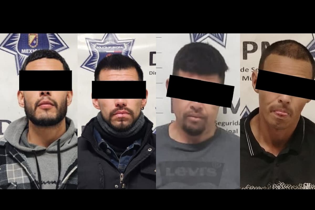Cuatro detenidos por presuntos robos violentos