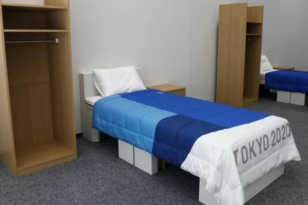 Camas de cartón aguantarán actividad sexual de atletas en Tokio 2020
