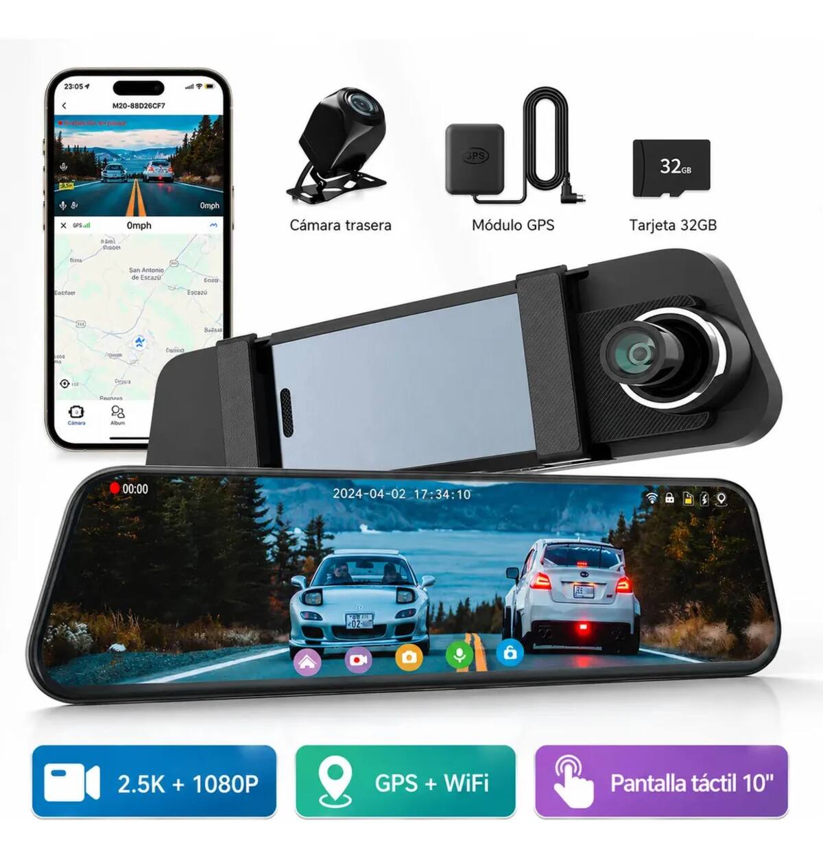 Cámara vehicular Visauto M10 | Mercado Libre