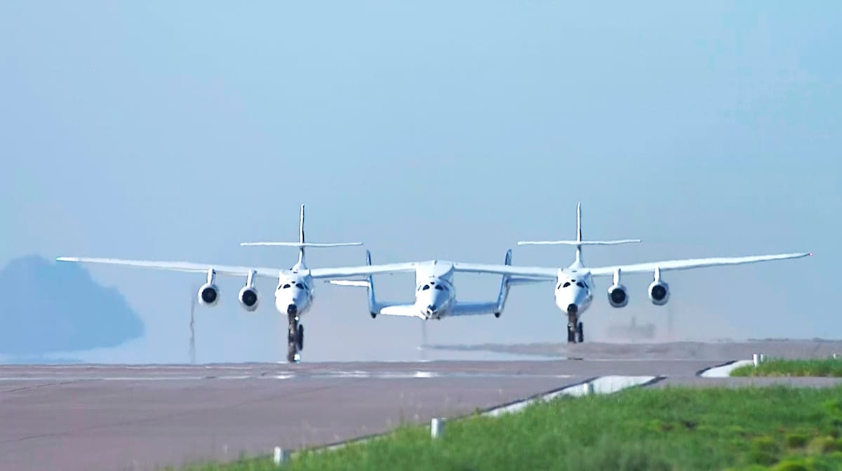 Fotograma de un video publicado por Virgin Galatic que muestra el despegue de la nave espacial Two Unity 22 con una tripulación de seis personas a bordo, incluido Sir Richard Branson de Spaceport America, Nuevo México, EE. UU., 11 de julio de 2021. EFE / EPA / FOTOGRAFÍA CEDIDA POR VIRGIN GALÁCTICO / SOLO USO EDITORIAL / NO VENTAS/SOLO DISPONIBLE PARA ILUSTRAR LA NOTICIA QUE ACOMPAÑA (CRÉDITO OBLIGATORIO)