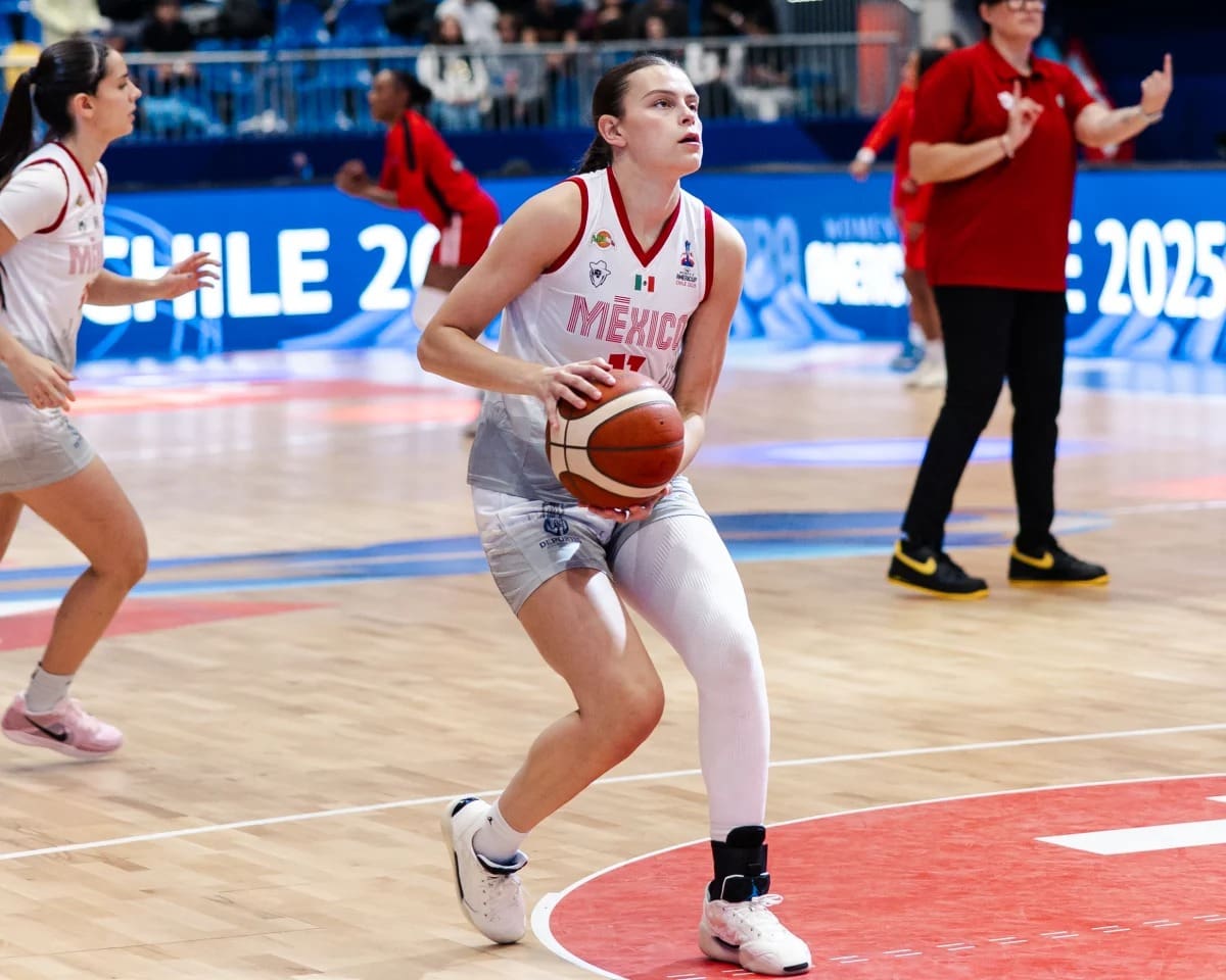 Gabriela Jáquez fue la mejor encestadora de México frente a Puerto Rico. (Foto: Archivo GH)
