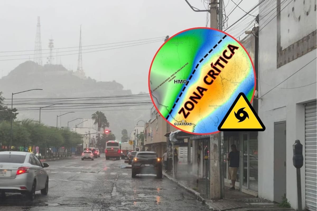 Hermosillo permanece cerca de la zona crítica de Polo: al sur de la ciudad podrían recibir las lluvias más intensas, mientras advierten que un cambio en la trayectoria del ciclón podría elevar los efectos y piden no bajar la guardia