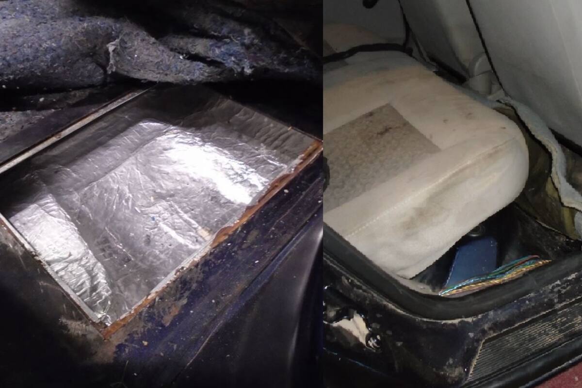 Interceptan fentanilo, cocaína, heroína y metanfetamina en un vehículo