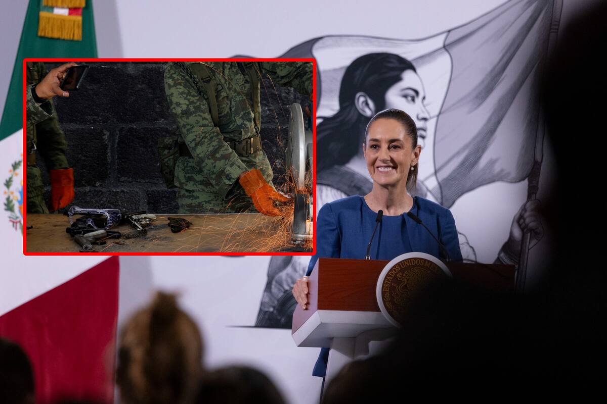 El programa Sí al desarme, sí a la paz, relanzado por Claudia Sheinbaum, pretende disminuir delitos relacionados con armas y sensibilizar a la población sobre su peligrosidad.