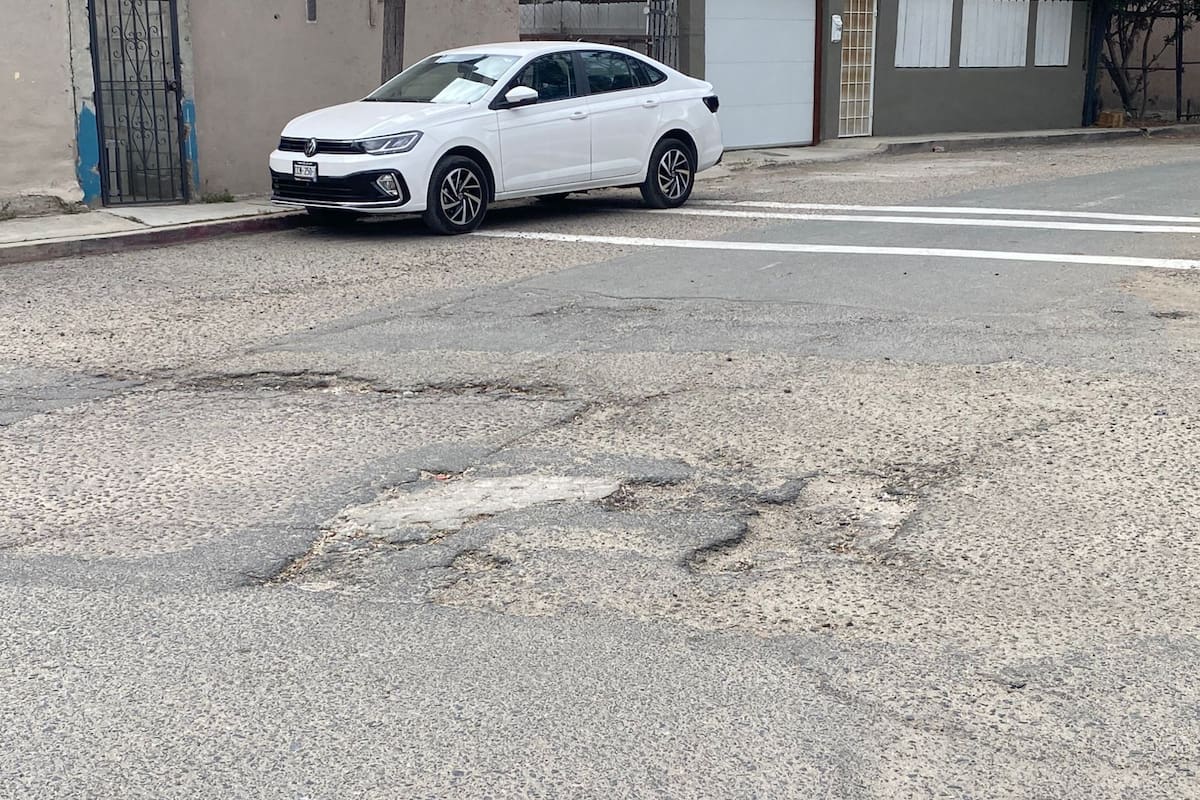 Detectan alrededor de 608 baches tras trabajos de agua y drenaje en Tijuana