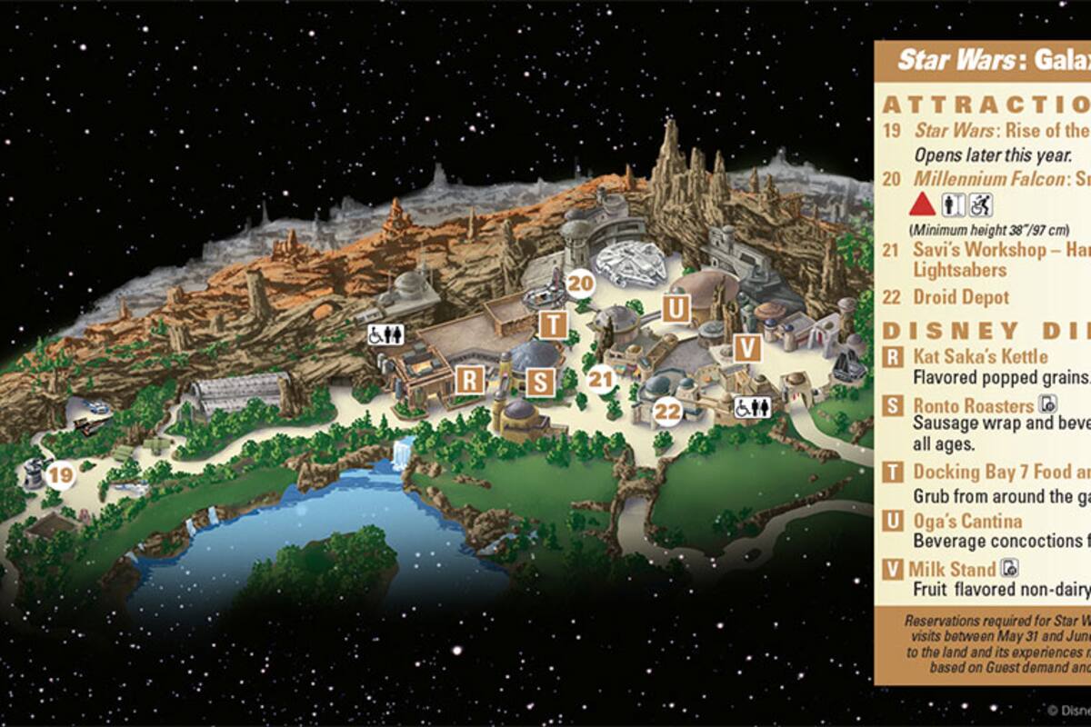Listo el mapa de 'Star Wars: Galaxy's Edge'