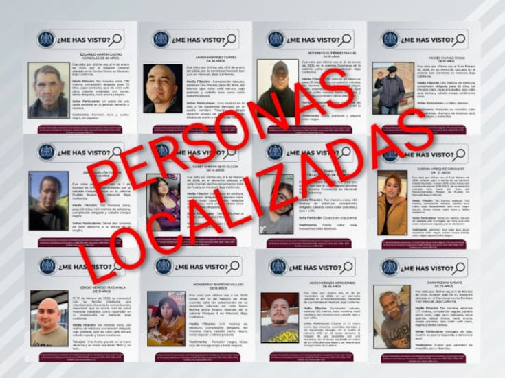 Localizan a 12 personas reportadas como desaparecidas; autoridades cancelan su búsqueda