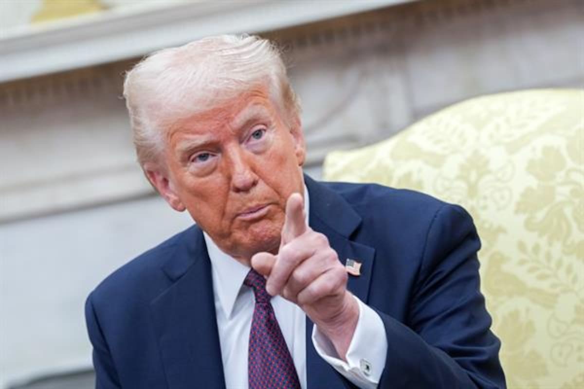 En mayo, Trump amenaó a Hamás con "un infierno" si no liberaba a los rehenes en Gaza. Foto: Agencia EFE.