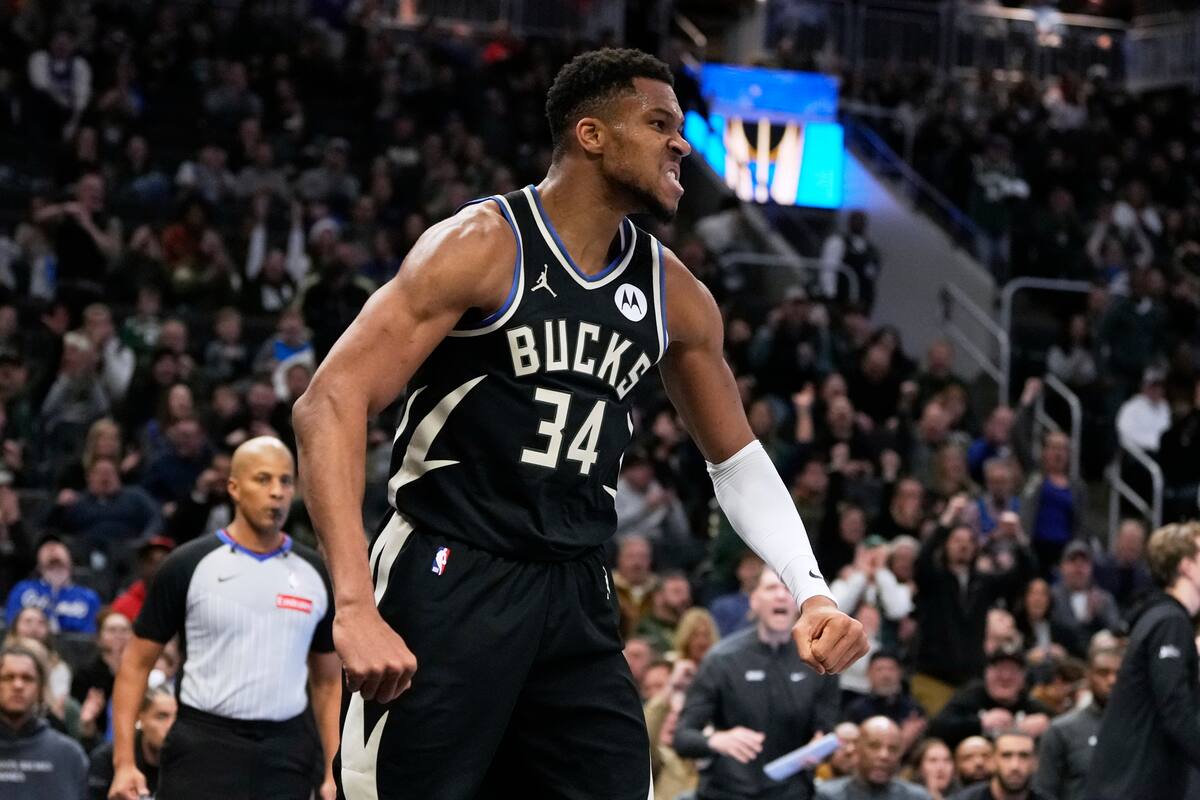 ¡A semifinales! Antetokounmpo anota 37 puntos y guía el triunfo de los Bucks en la NBA Cup