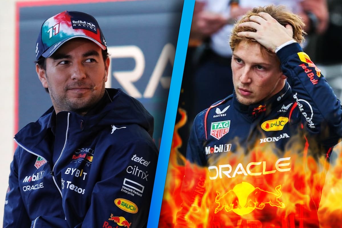 ¿‘Checo' Pérez regresaría a Red Bull si despiden a Liam Lawson?