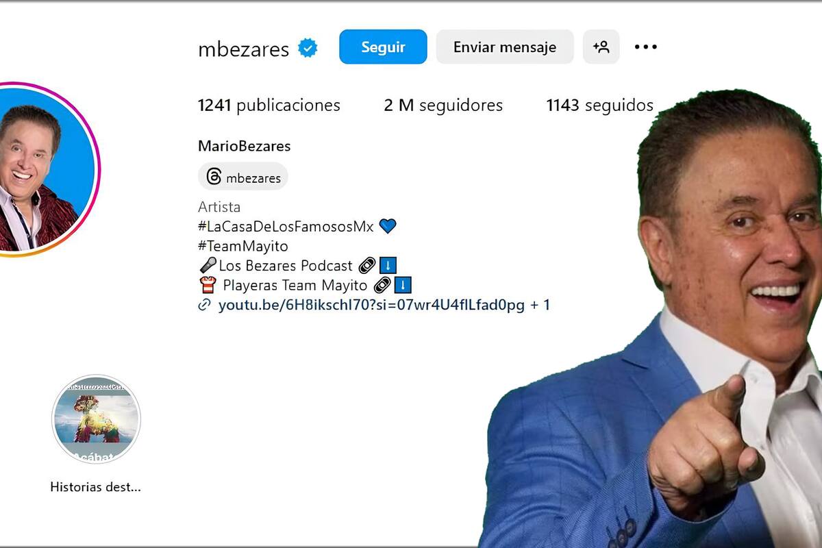 Mario Bezares rebasa los 2 millones de seguidores Instagram