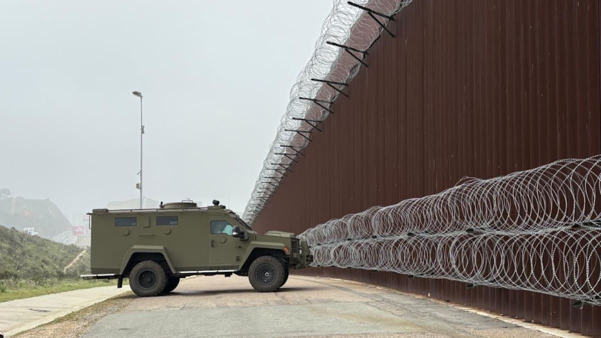 Estados Unidos refuerza la frontera sur con el mayor despliegue de alambre de concertina de su historia para frenar cruces irregulares, con miles de rollos instalados en sectores clave y apoyo directo de fuerzas militares y agencias federales