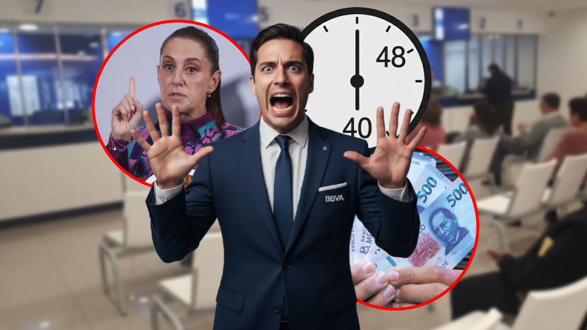 Jornada de 40 horas será bien recibida por BBVA, pero la institución bancaria sugirió pagar por hora trabajada en lugar de por día y también moderar los aumentos al salario mínimo en México