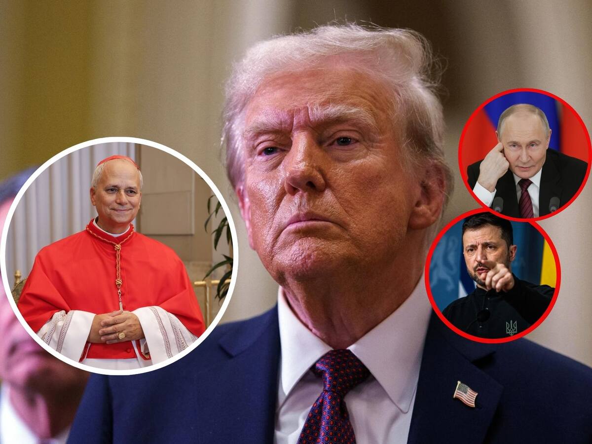 Donald Trump propone al Vaticano como sede para las negociaciones de paz entre Rusia y Ucrania tras llamadas con Putin y Zelenski. | Crédito: EFE