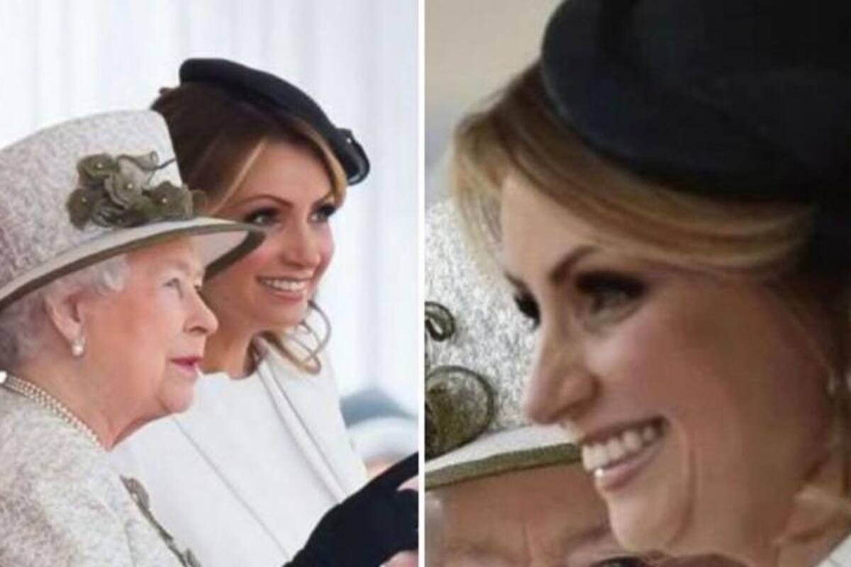 Hija de Angélica Rivera comparte fotografía de la actriz con la reina Isabel II