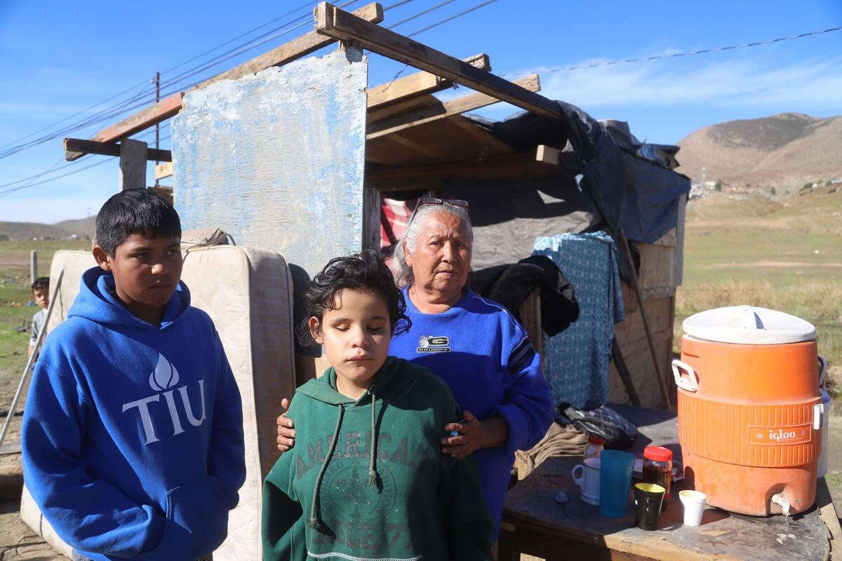 Sin abrigo para pasar el frío durante invierno