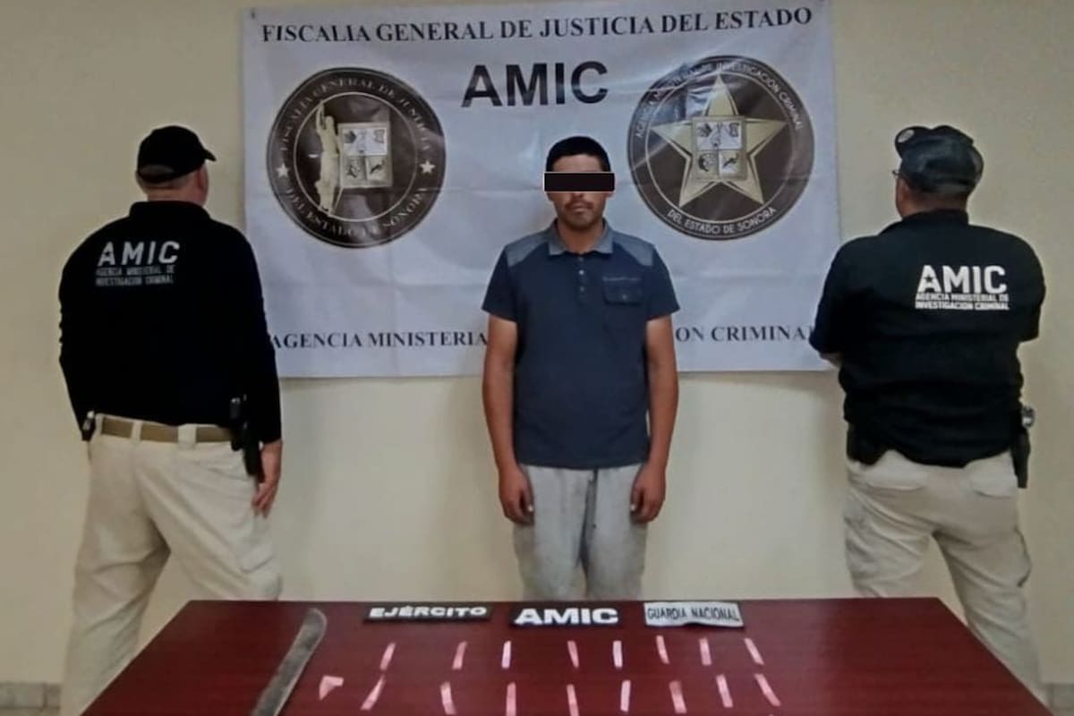 Aseguramiento de droga y detención de un masculino durante operativo conjunto en SLRC