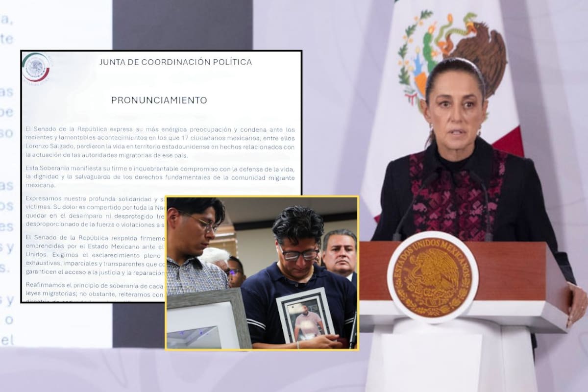Sheinbaum reconoce acuerdo de los seis partidos en el Senado por 17 mexicanos fallecidos en hechos relacionados con ICE, pero acusa a líderes del PAN y PRI de apartarse del llamado a la unidad