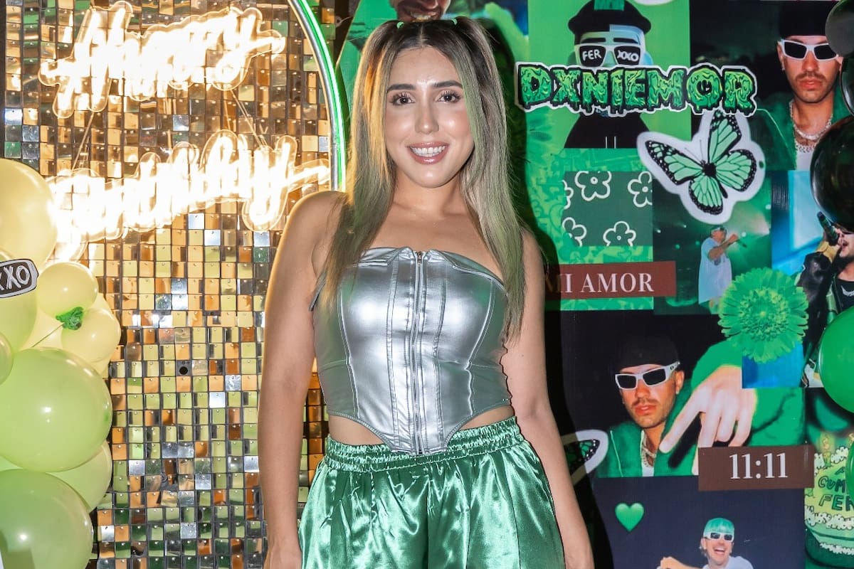 Reguetón y diversión; Daniela celebra al estilo Ferxxo
