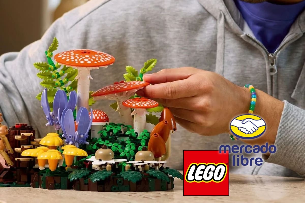 LEGO pone en oferta el set Hongos del Bosque con 15% de descuento e interés mensual fijo en Mercado Libre