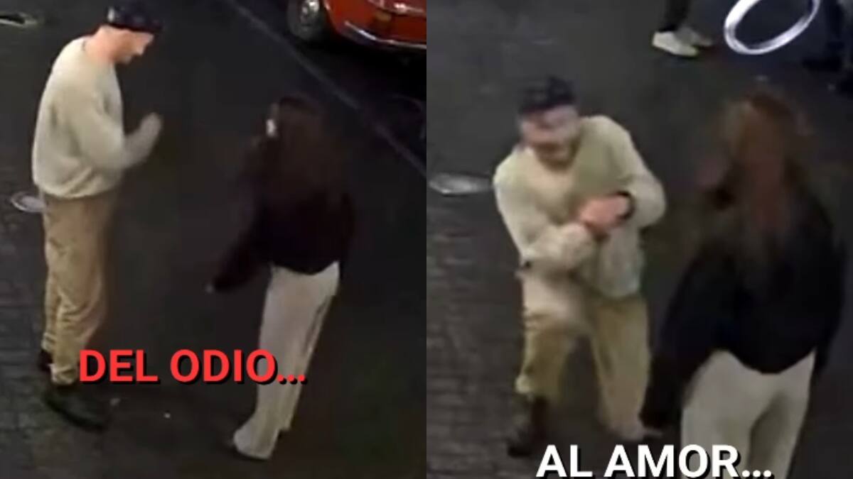 De pelea a propuesta de matrimonio: Así terminó esta pareja que se golpeaba en plena calle