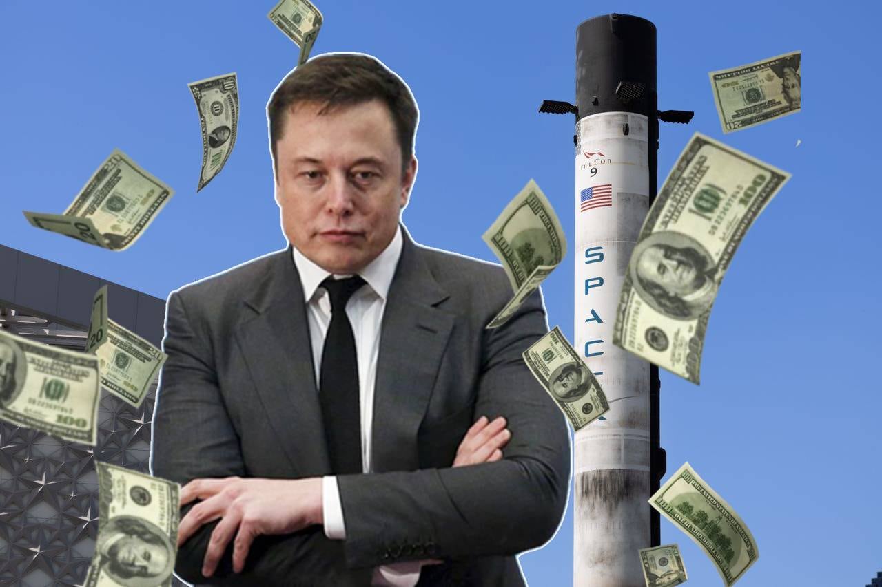 El avance de SpaceX coincidió con una jornada positiva para varias empresas tecnológicas. | Foto: Pexels/ Pngwing