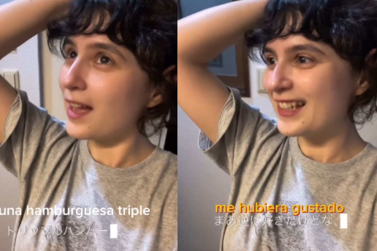 La “triple hamburguesa” cruza fronteras: Latina le plantea el viral dilema a su novio japonés y su respuesta da de qué hablar