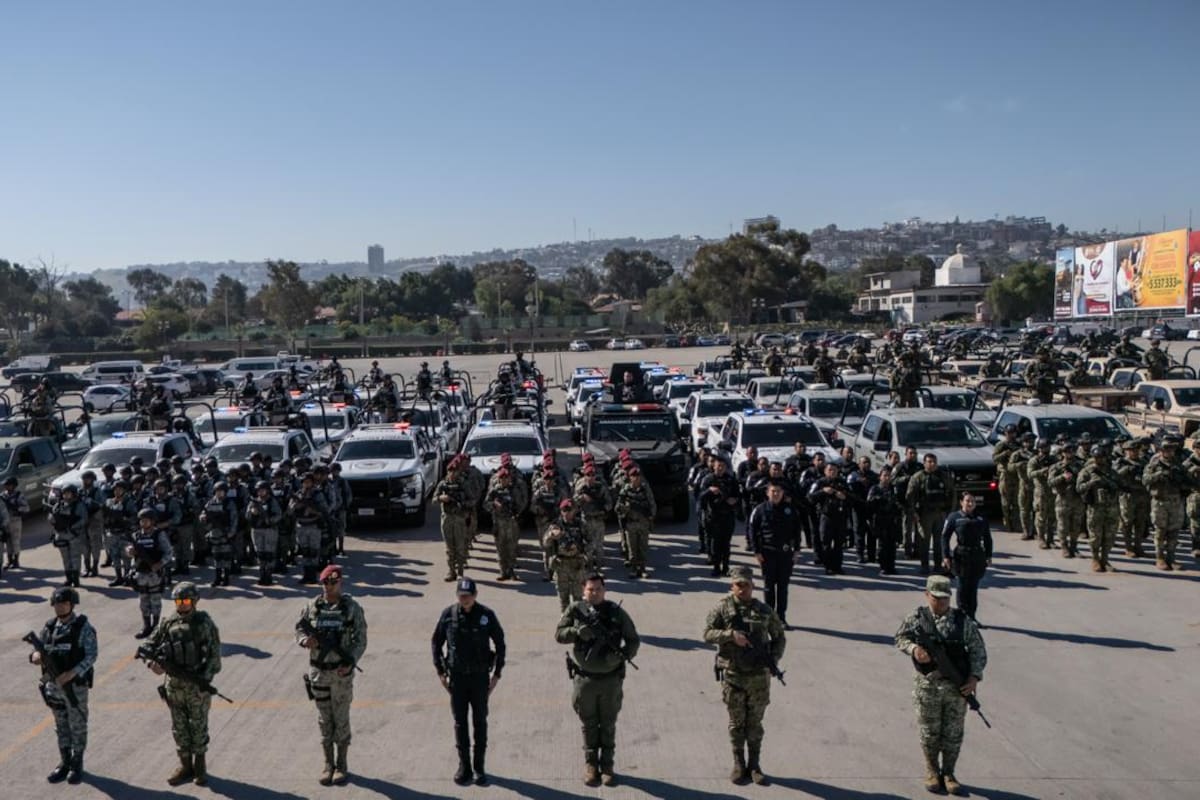 Demuestran operativo conjunto de seguridad en el Estadio Caliente de Tijuana