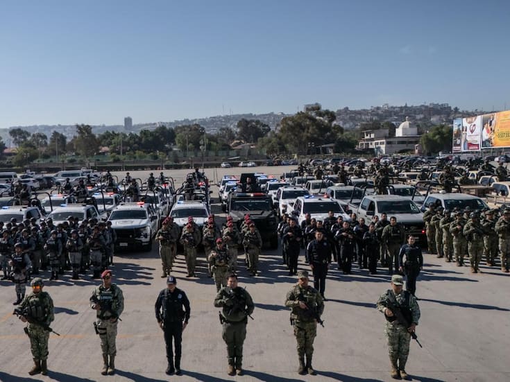 Demuestran operativo conjunto de seguridad en el Estadio Caliente de Tijuana