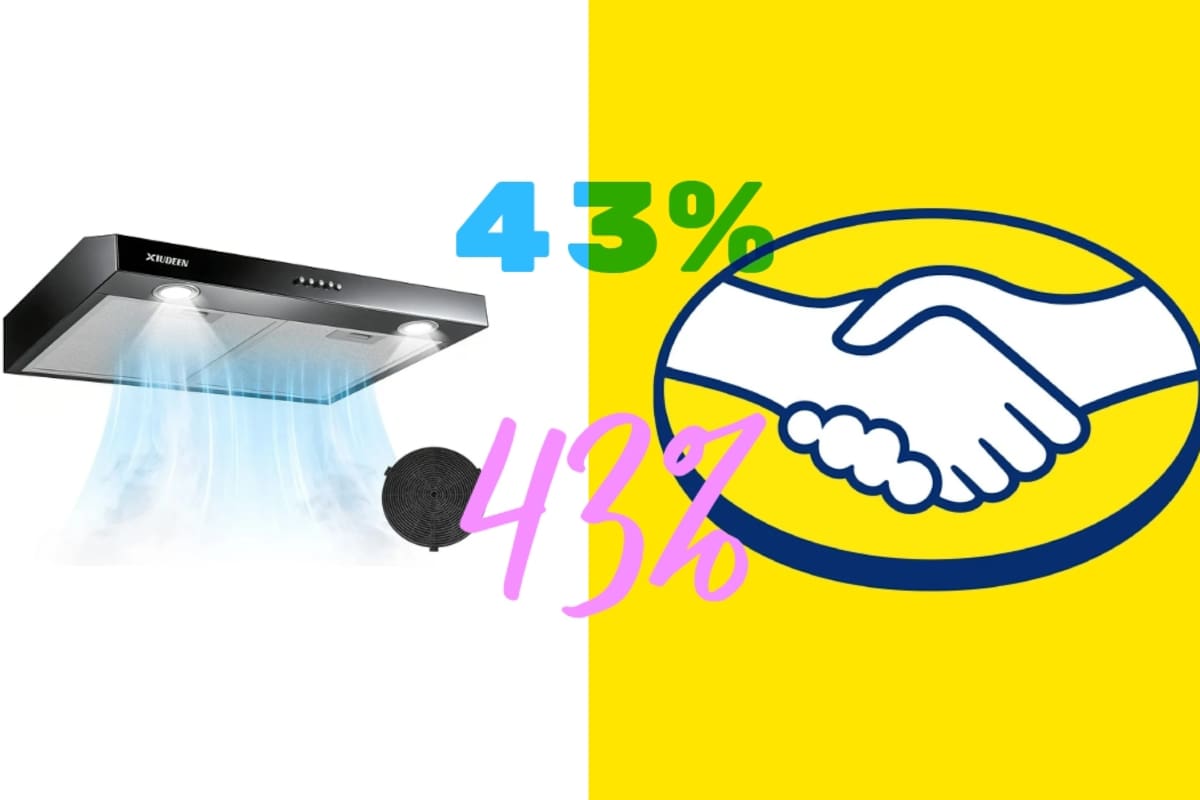 Ofertas en Mercado Libre: campana extractora moderna con 43% de descuento