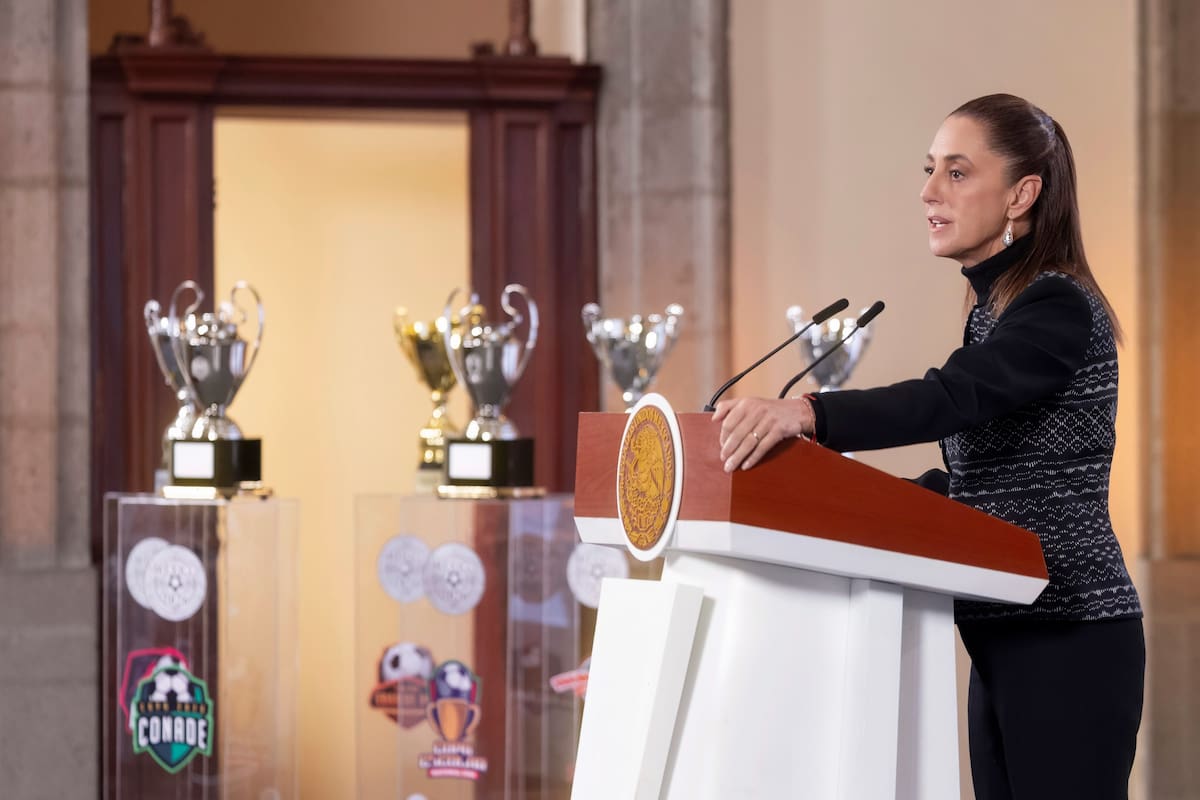 Claudia Sheinbaum Pardo en su conferencia de prensa diaria desde Palacio Nacional / Especial
