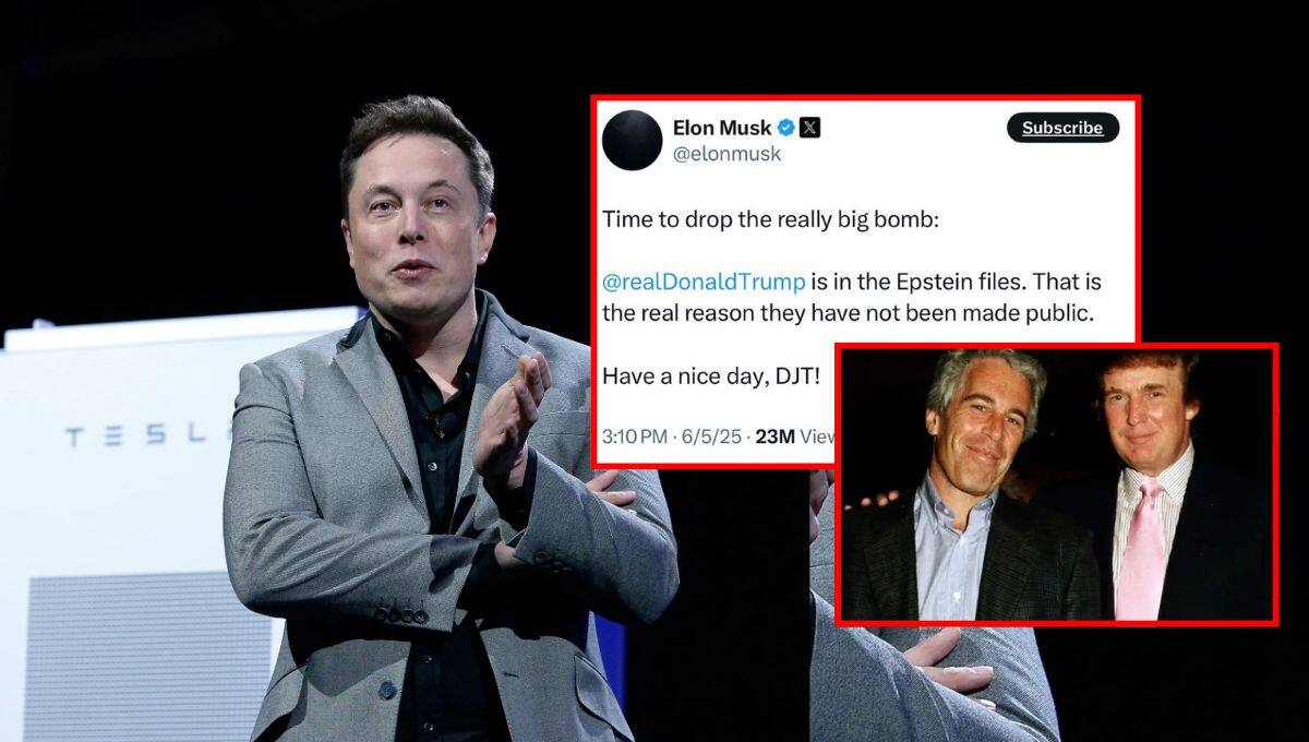 Elon Musk borró un mensaje en el que vinculaba a Donald Trump con el caso Epstein, sin presentar pruebas. (BANCO DIGITAL GH)