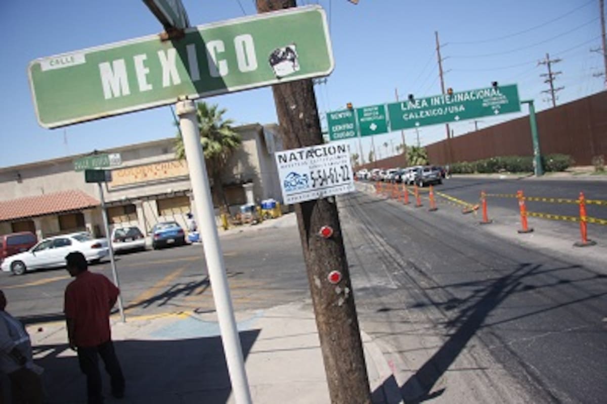 Tiempo de espera en garita en Mexicali