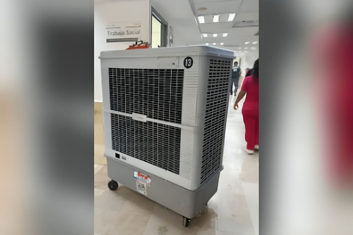 Dotan a hospital del Issste con 6 aerocoolers y aire acondicionado