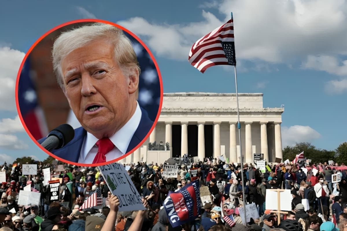 Más de 8 millones protestan contra Donald Trump en los 50 estados por políticas migratorias y guerra con Irán, en una de las mayores movilizaciones en EE.UU. en años