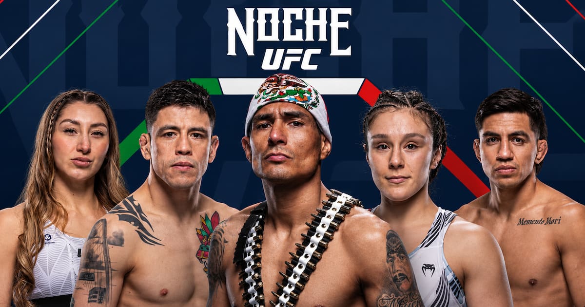 Noche UFC 2026: mexicanos en acción con Moreno, Grasso y más este fin de semana