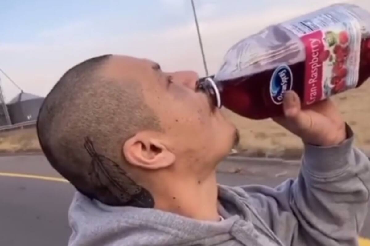 Nathan Apodaca, el cholo que patina con música de Dreams de los Fleetwood Mac, recibe dotación de jugo de arándano