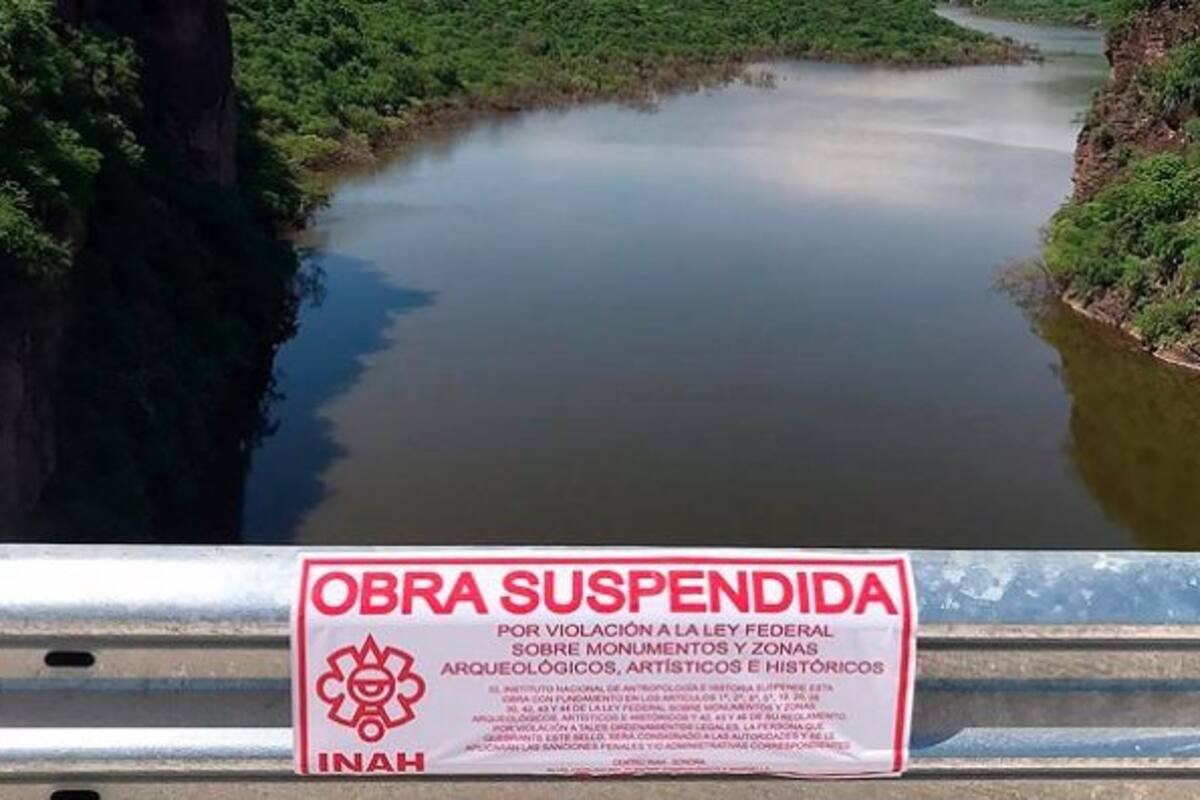 INAH suspende presa Pilares a un día de su inauguración y antes de visita de AMLO