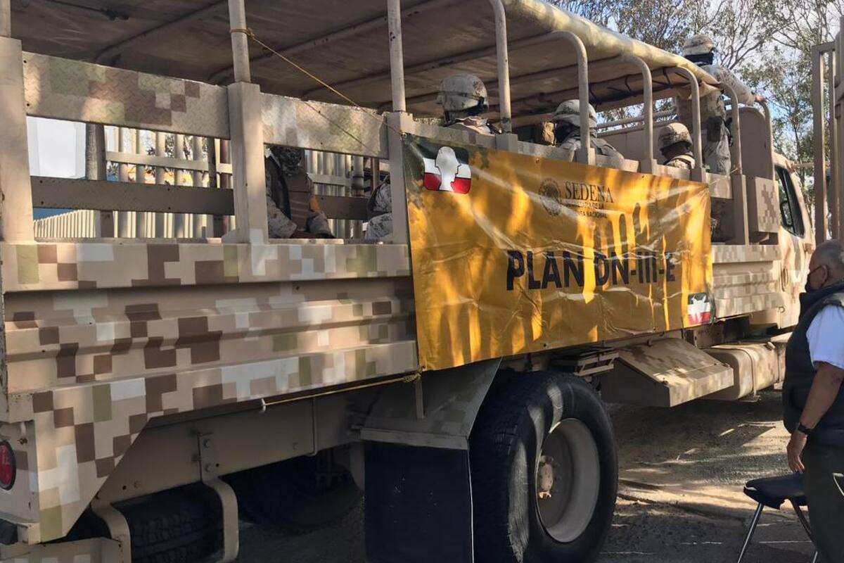 Llega personal militar con vacunas a Cobach Rosarito
