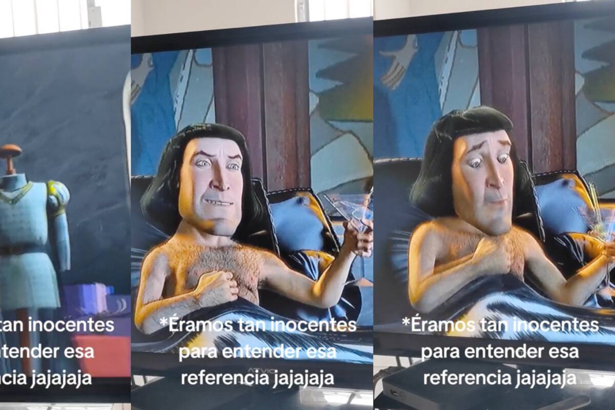Usuaria de TikTok expone una escena bastante subida de tono en la primera película de ‘Shrek’