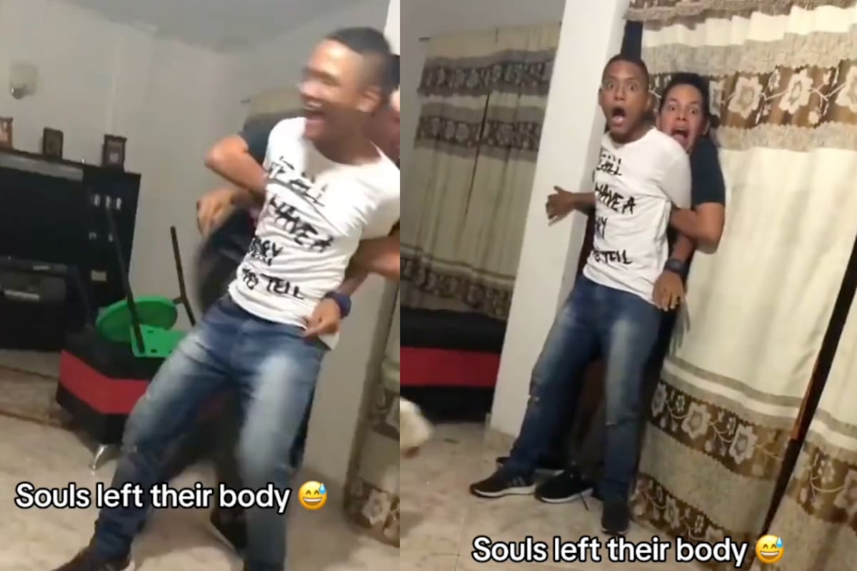 Jóvenes rompen accidentalmente una ventana en casa y su reacción se vuelve viral: sabían que estaban en problemas