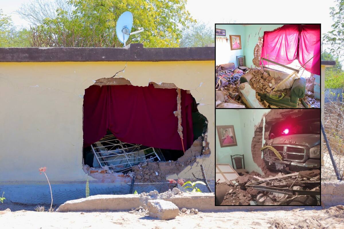 Conductor pierde el control y estrella su vehículo contra una casa en Palo Verde